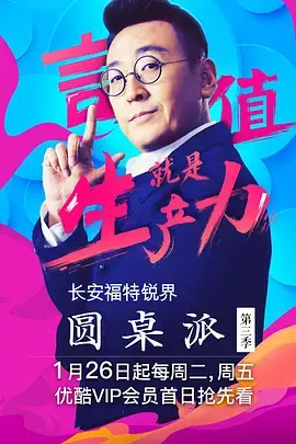 圆桌派 第三季 海报